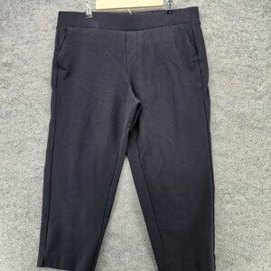 Torrid Pants Womens 2R Pull On Black Cropped  034473